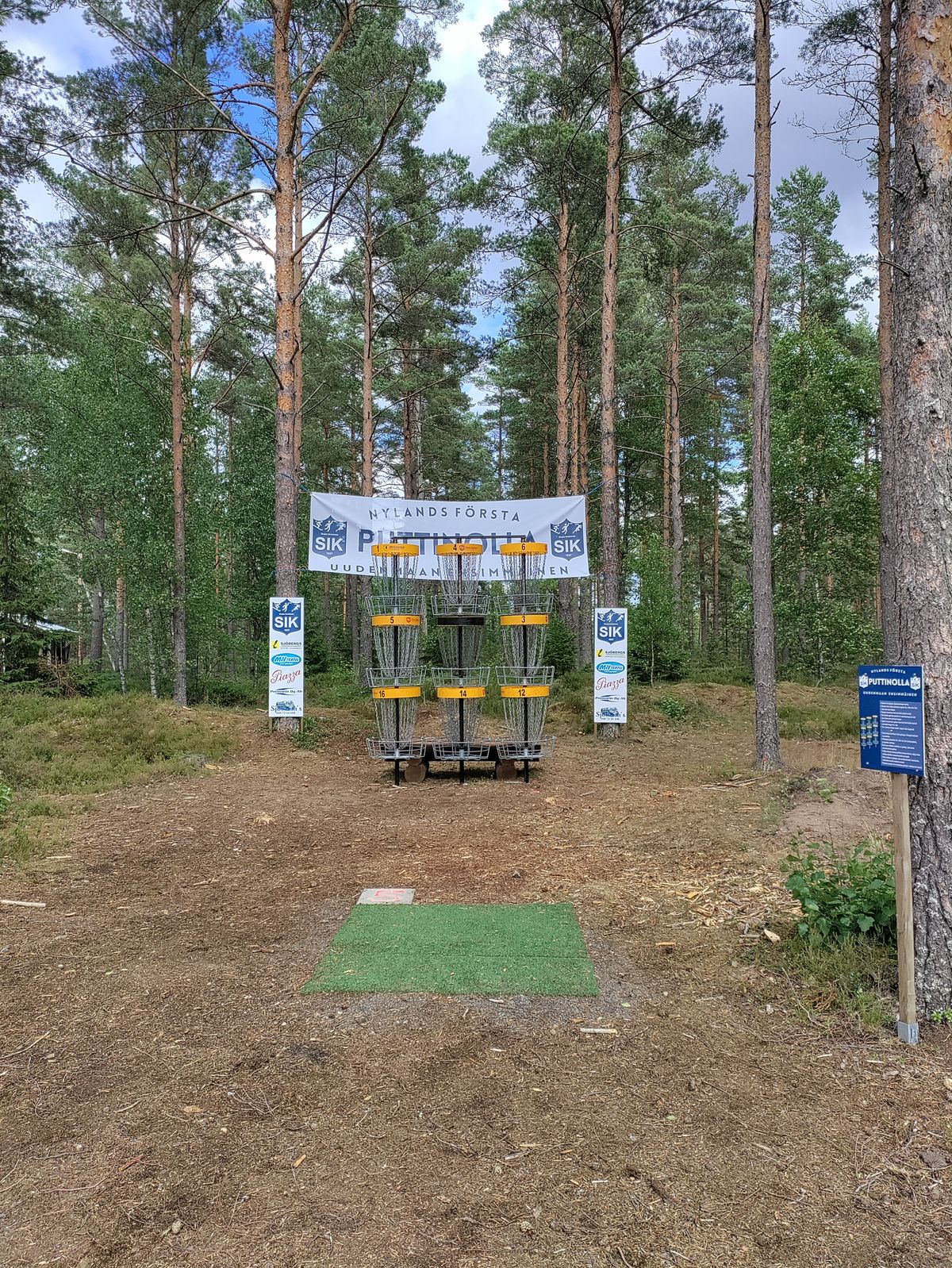 Uudenmaan ensimmäinen puttinolla peli.