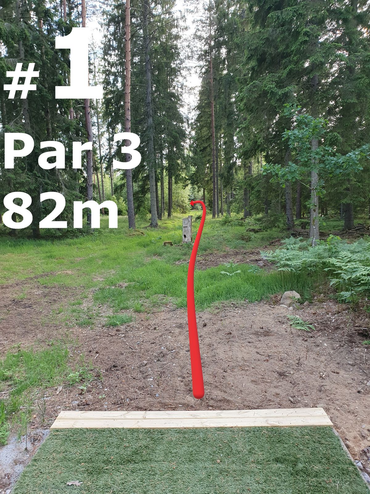 Hål 1