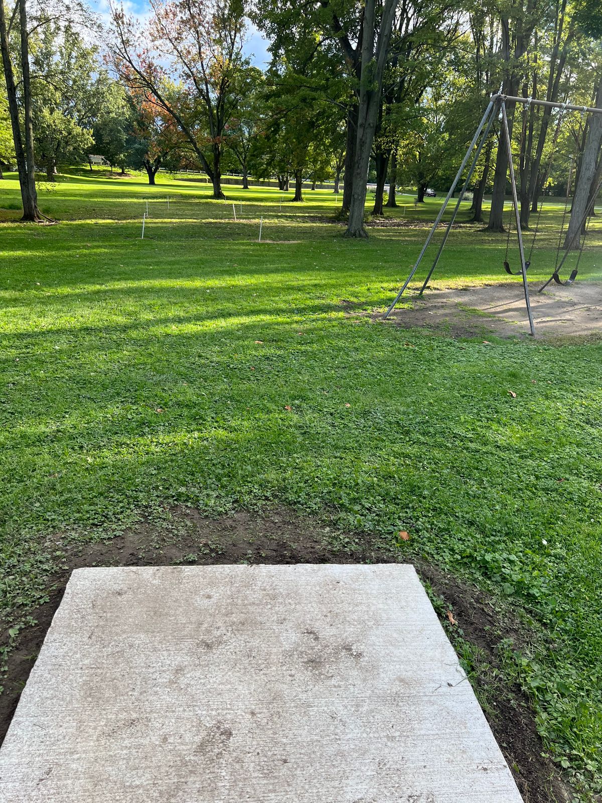 Hole 2 view from tee