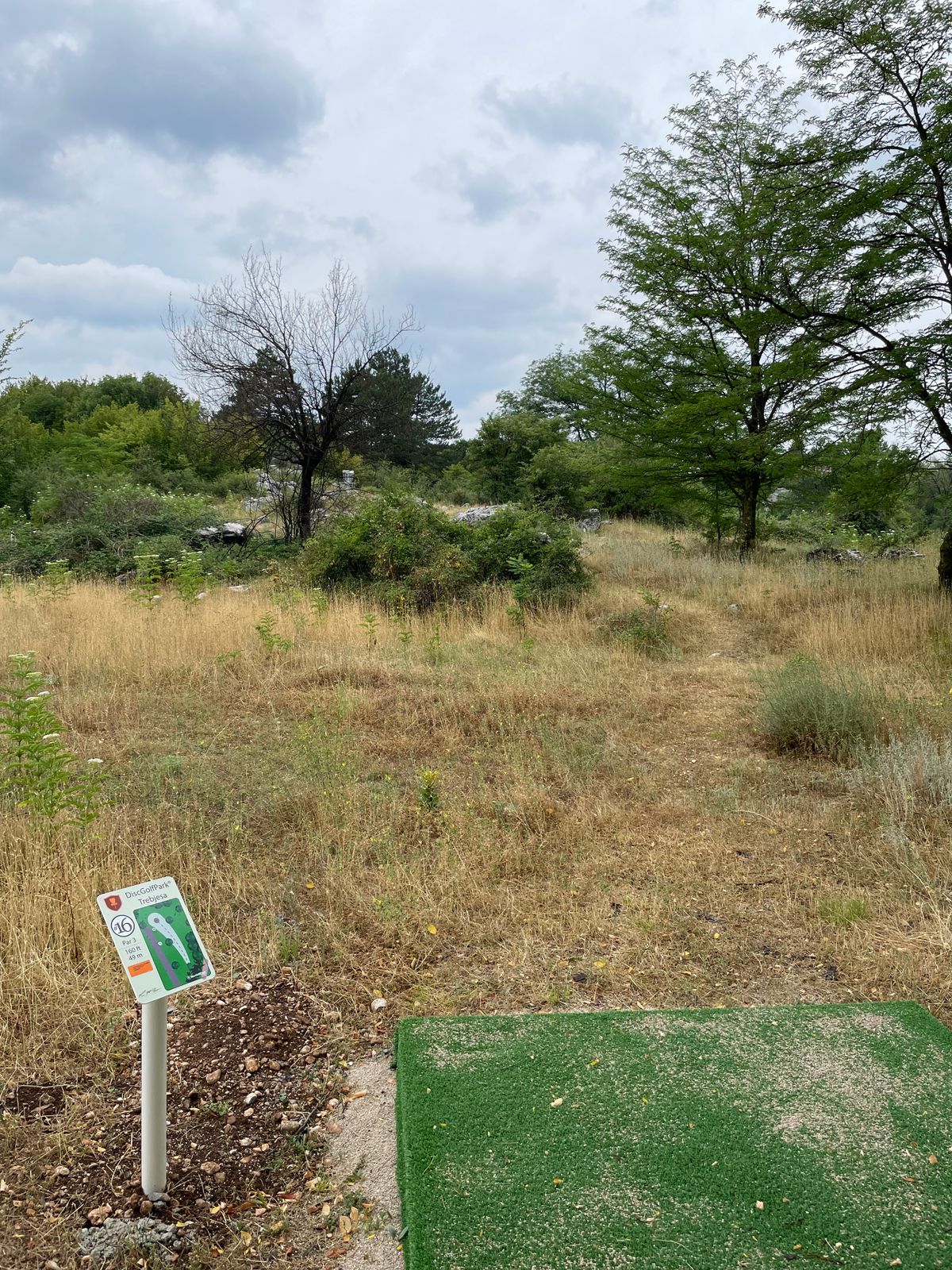 Hole 16 tee