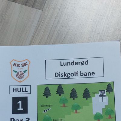 Første tee sign