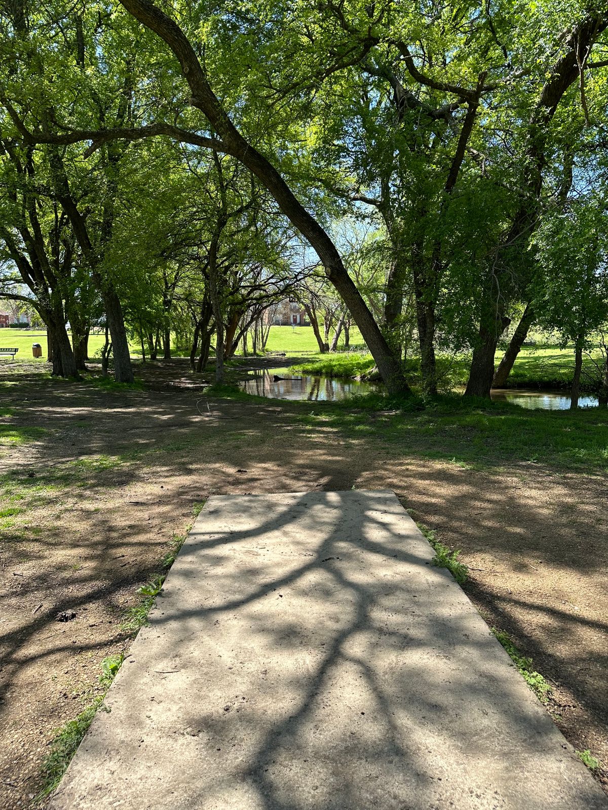 Hole 18 tee