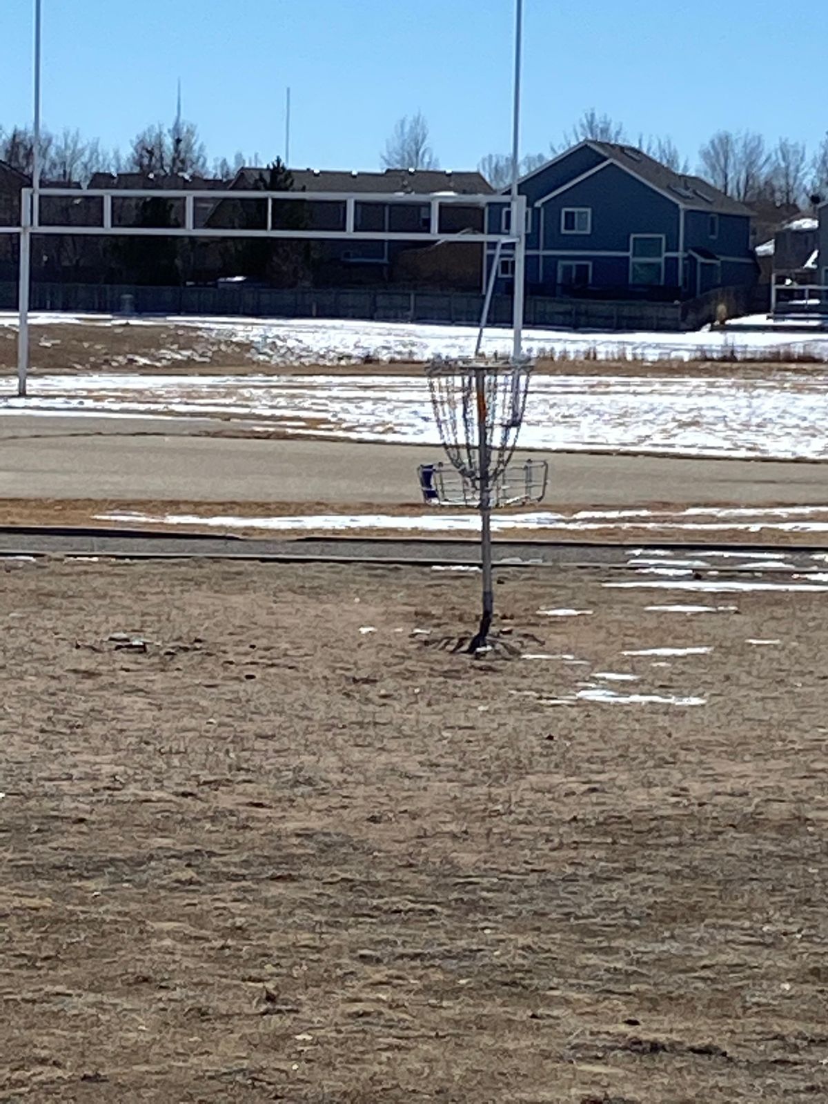 There are holes near the track, so keep an eye out for walkers