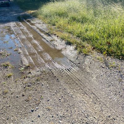 Sewage leakage into behind 7’s basket