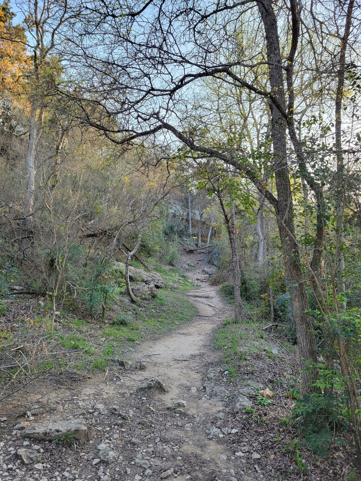 Hole 10! Dead straight up the hill.