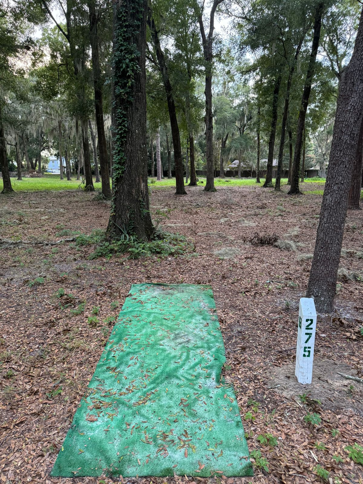 Over any fence is OB.