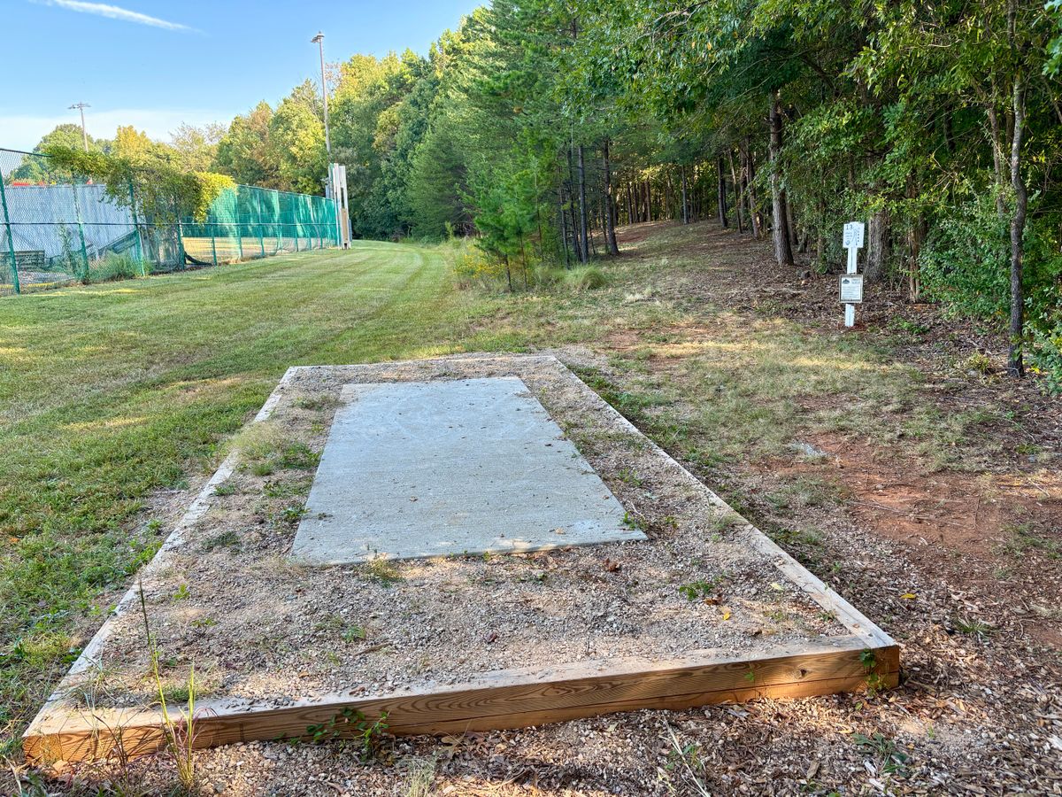 Hole 13 tee