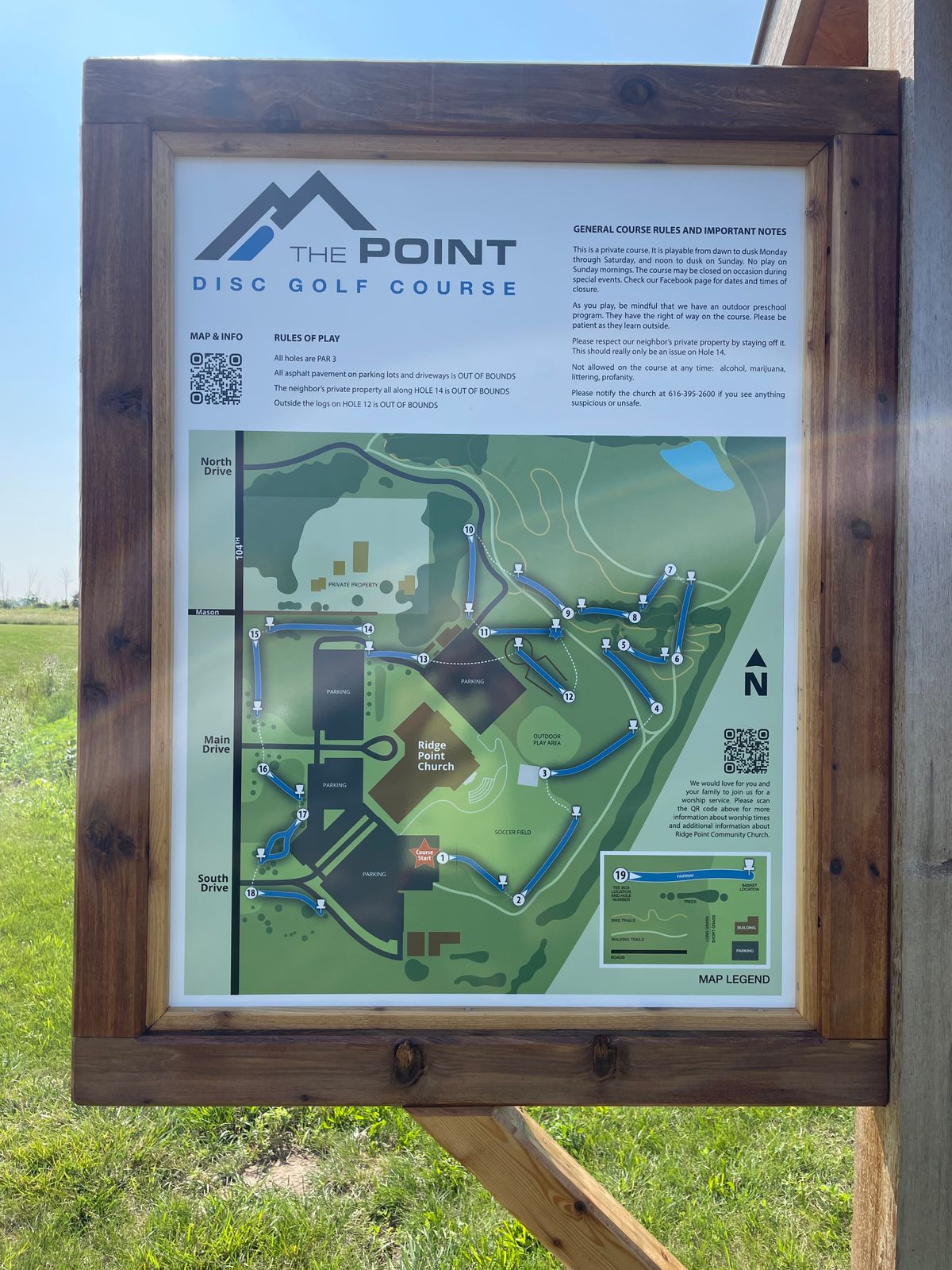 Course overview and map