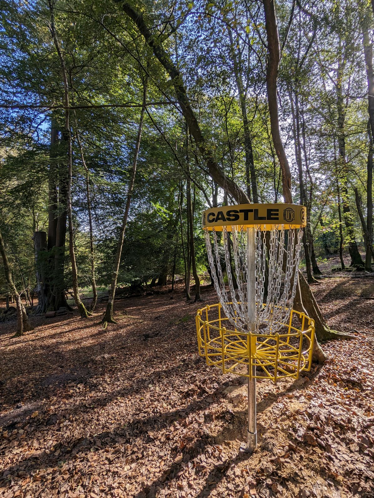 Hole 2 basket + overshoot blue/yellow