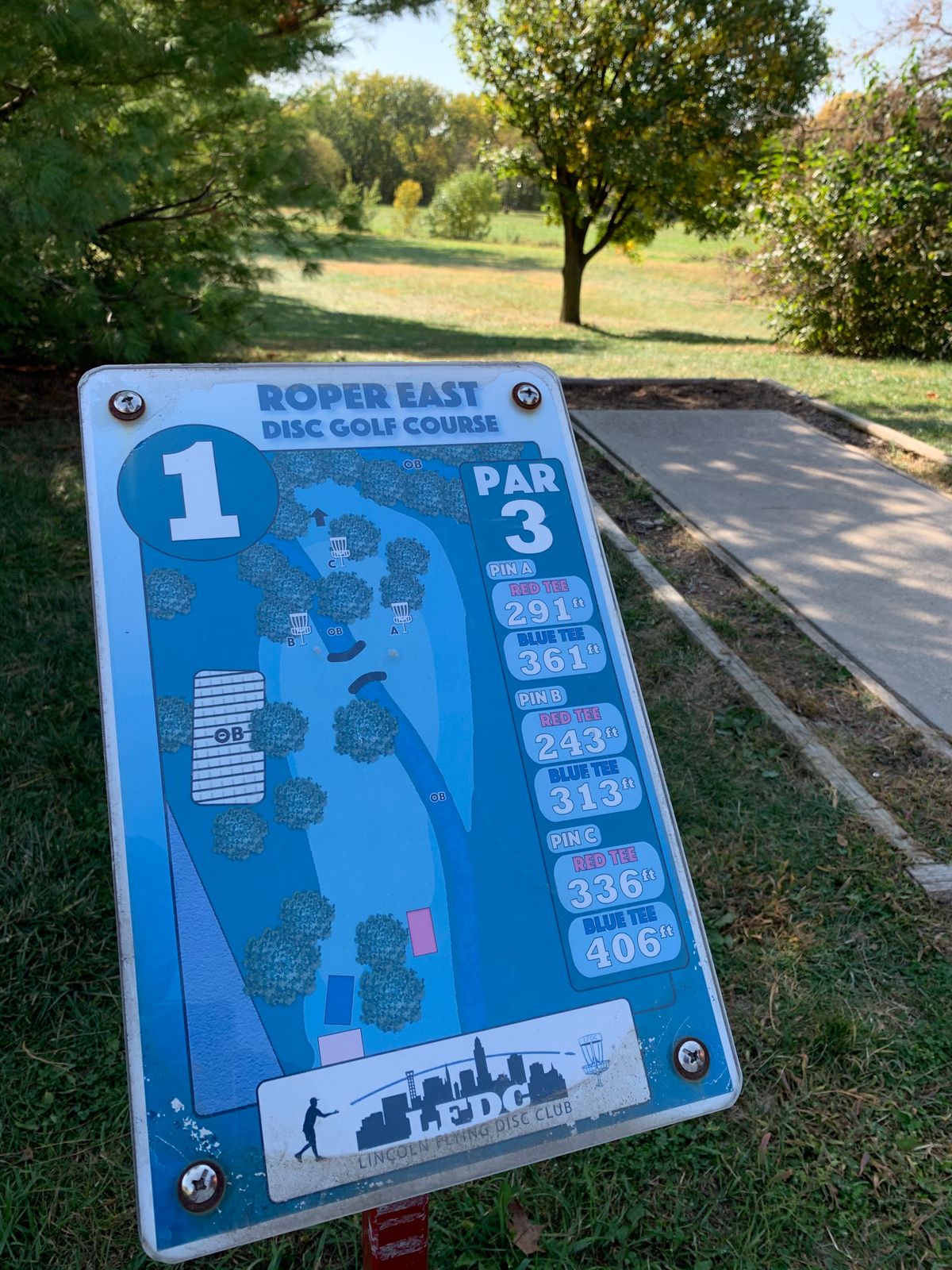 Hole 1 Blue