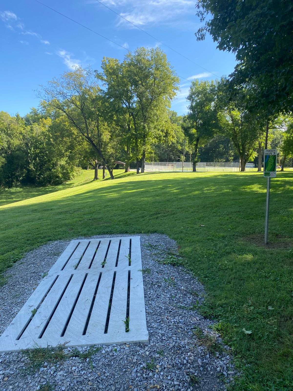 Hole 6 tee pad