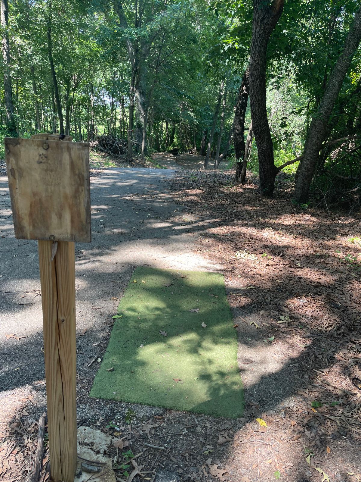 Hole 3 straight downhill
