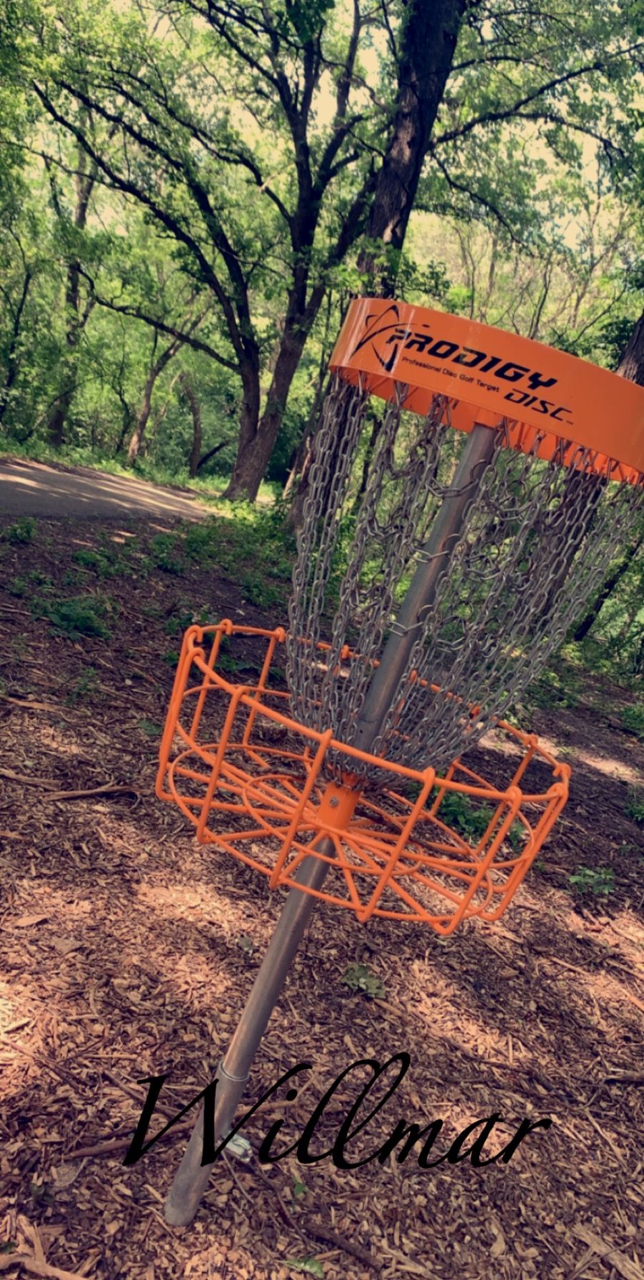 One of the wooded holes.