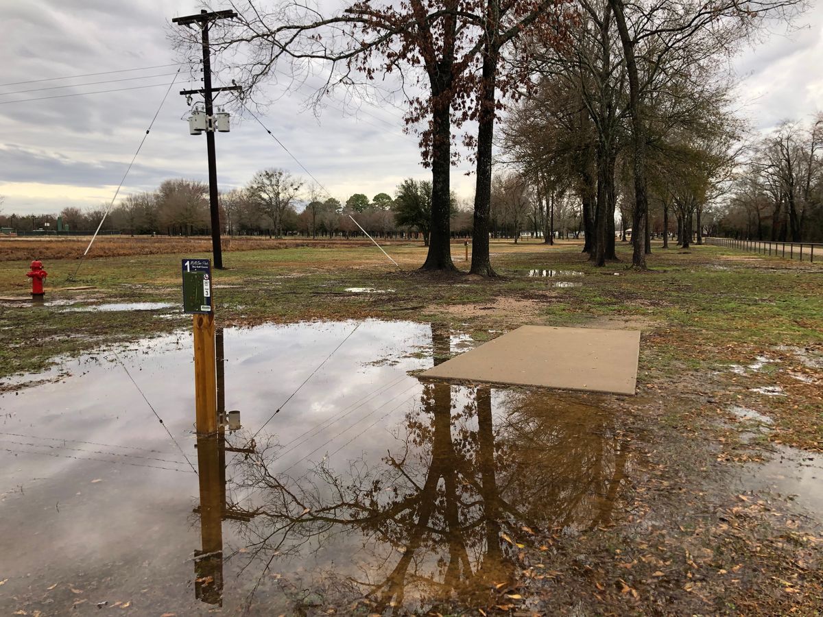 Hole 1 (long tee pad)