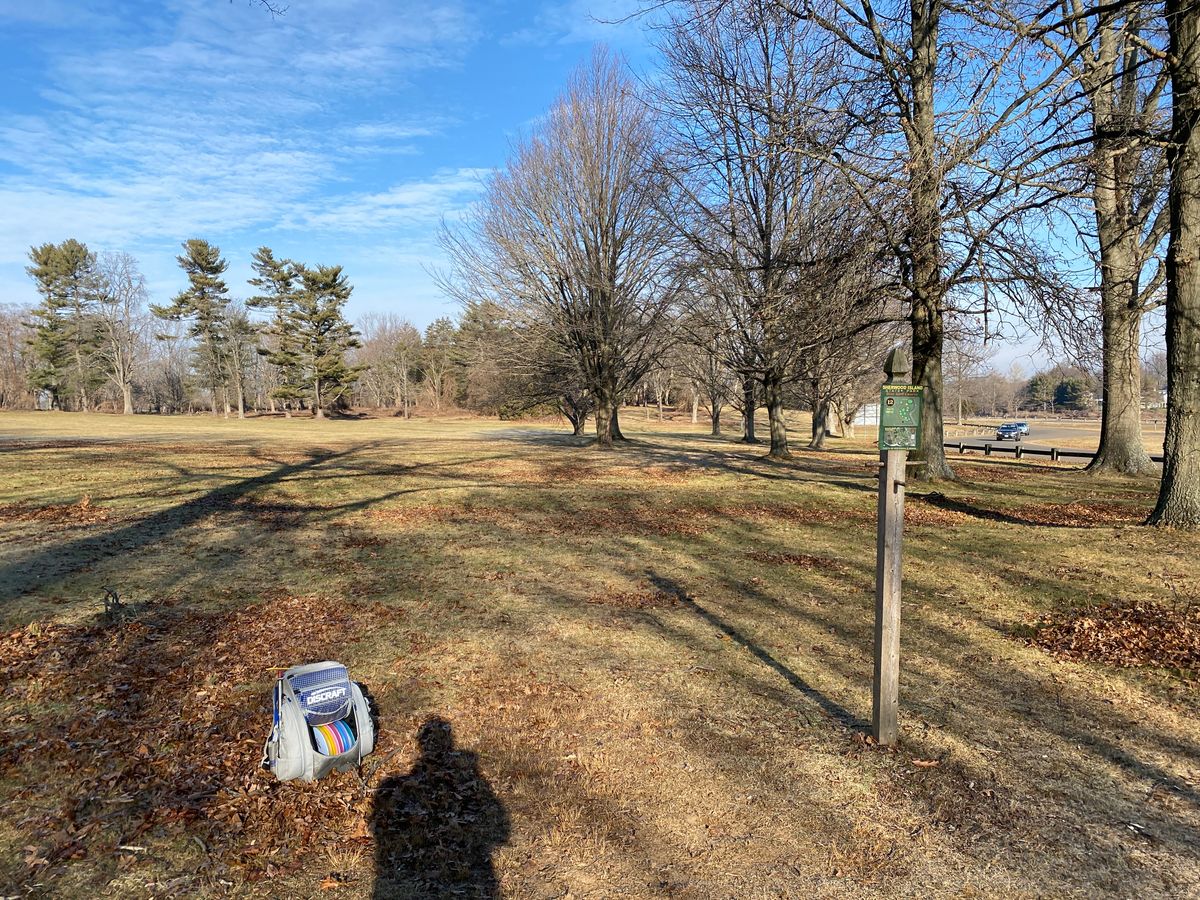Original #12, now plays as #4 on both layouts.  Little overview map shows old layout (was inaccurate on holes 1 and 2).