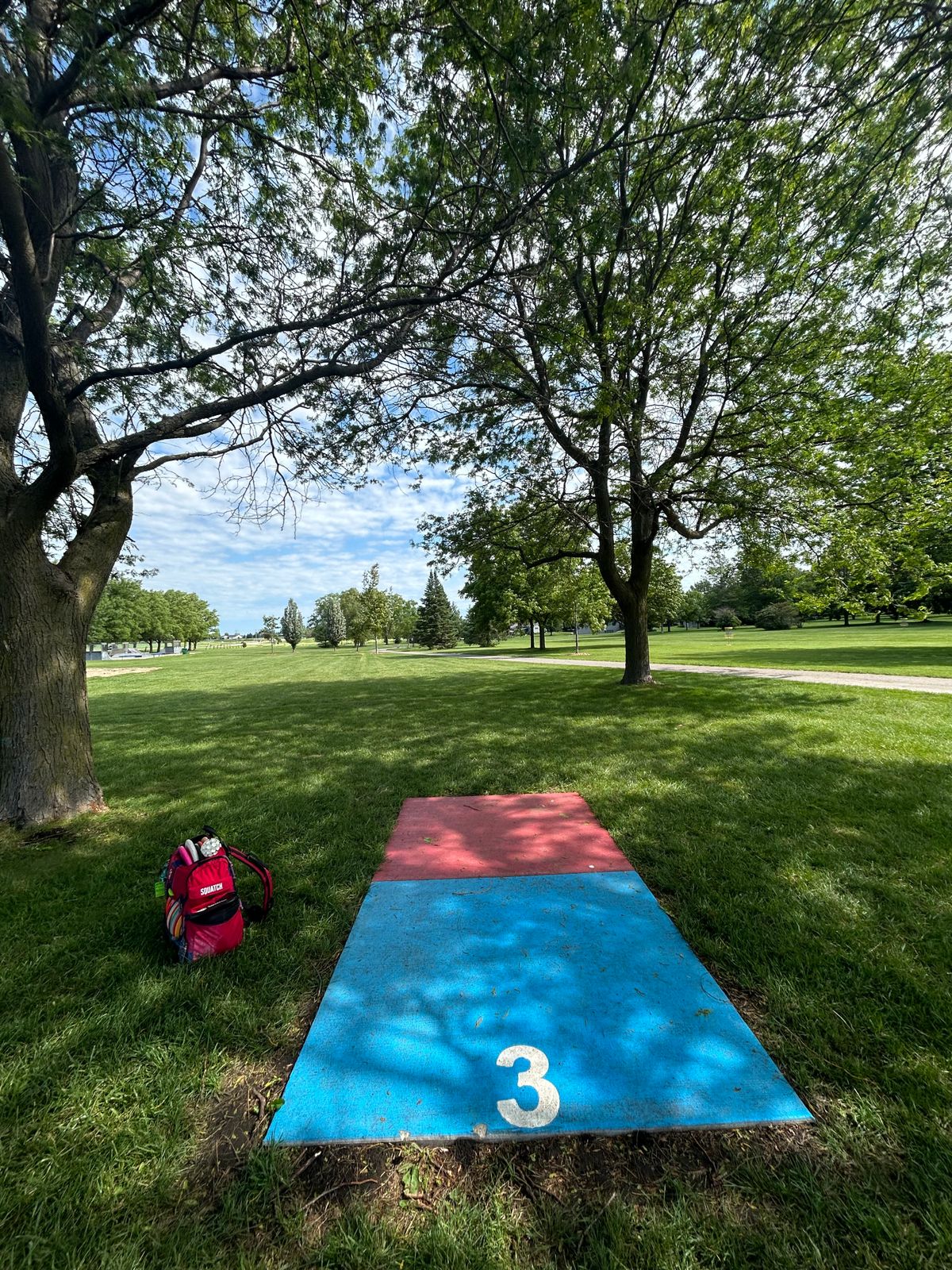 Hole 3 teepad
