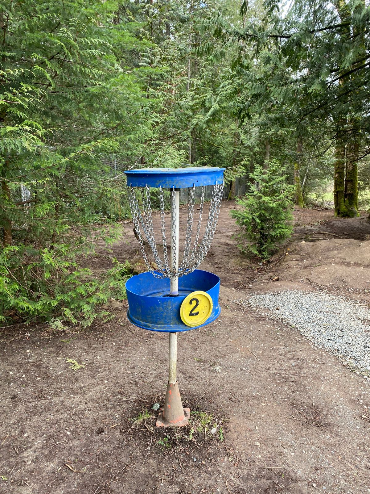 #2 target is the last surviving original student made 40 gallon drum basket.    9 were built at the school by students.   8 have been replaced.