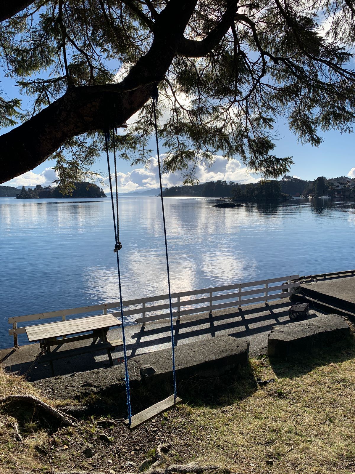 Flott utsikt ved utkast 7.hull 🌞