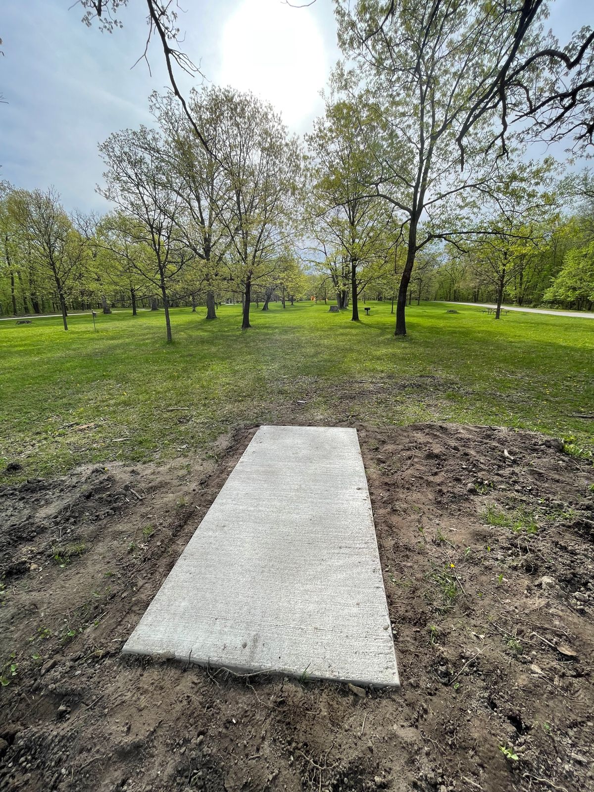 View from hole 21 pad.