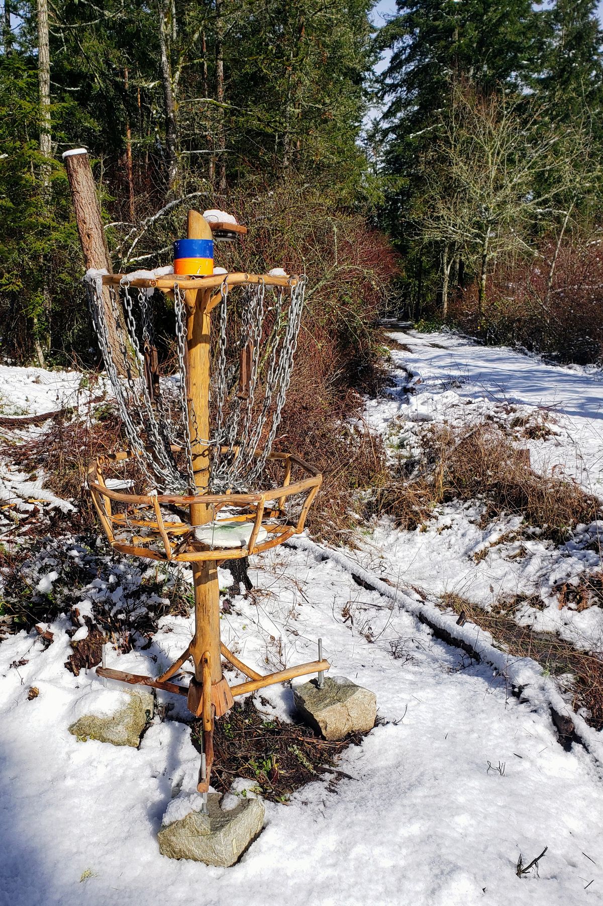 DIY basket on Hole 18