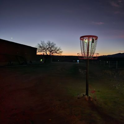 Hole 9 night round