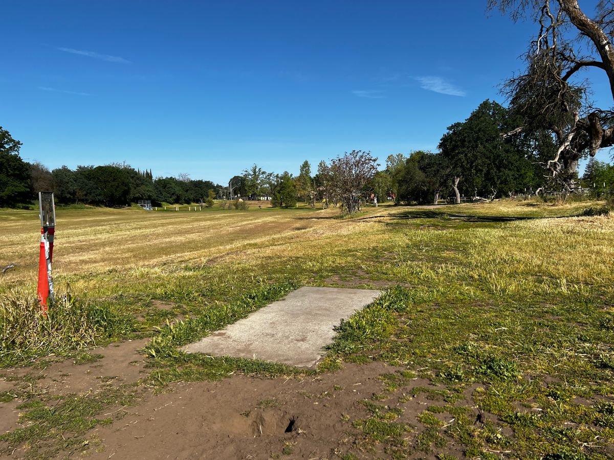 Hole 4 long tee pad