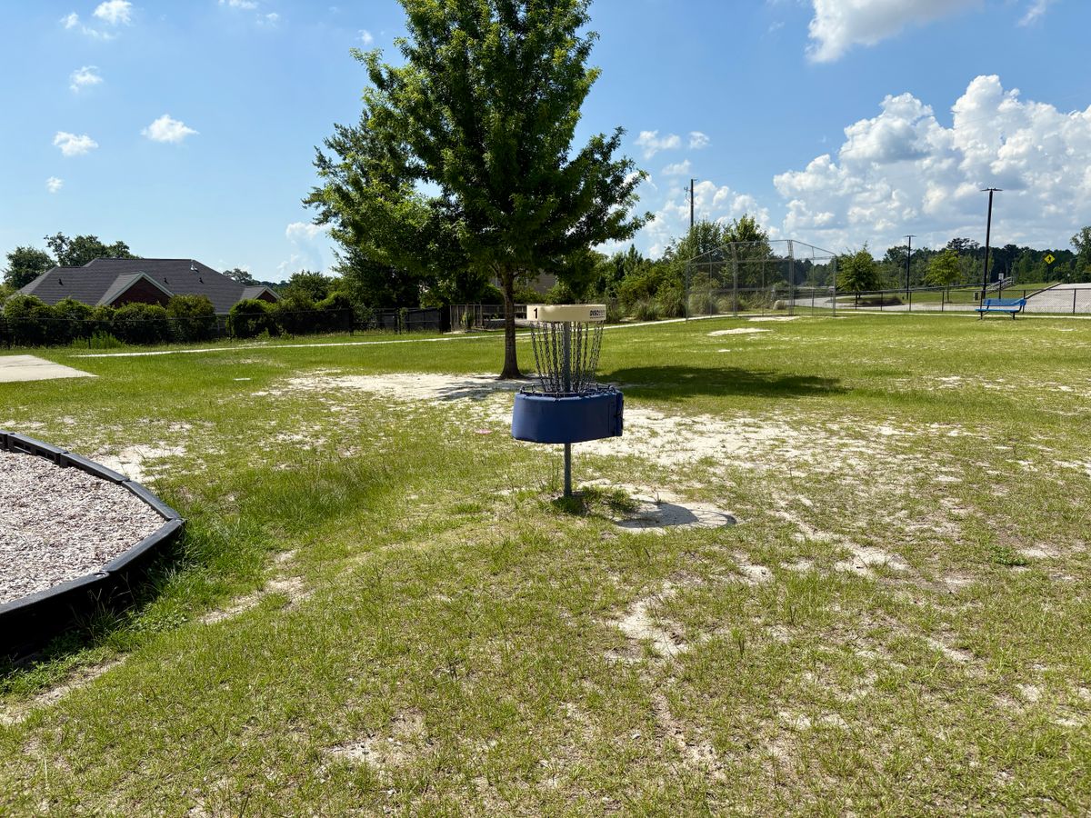 Hole 1 basket