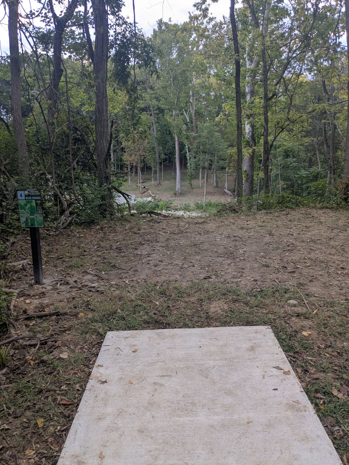 Hole 4 blue