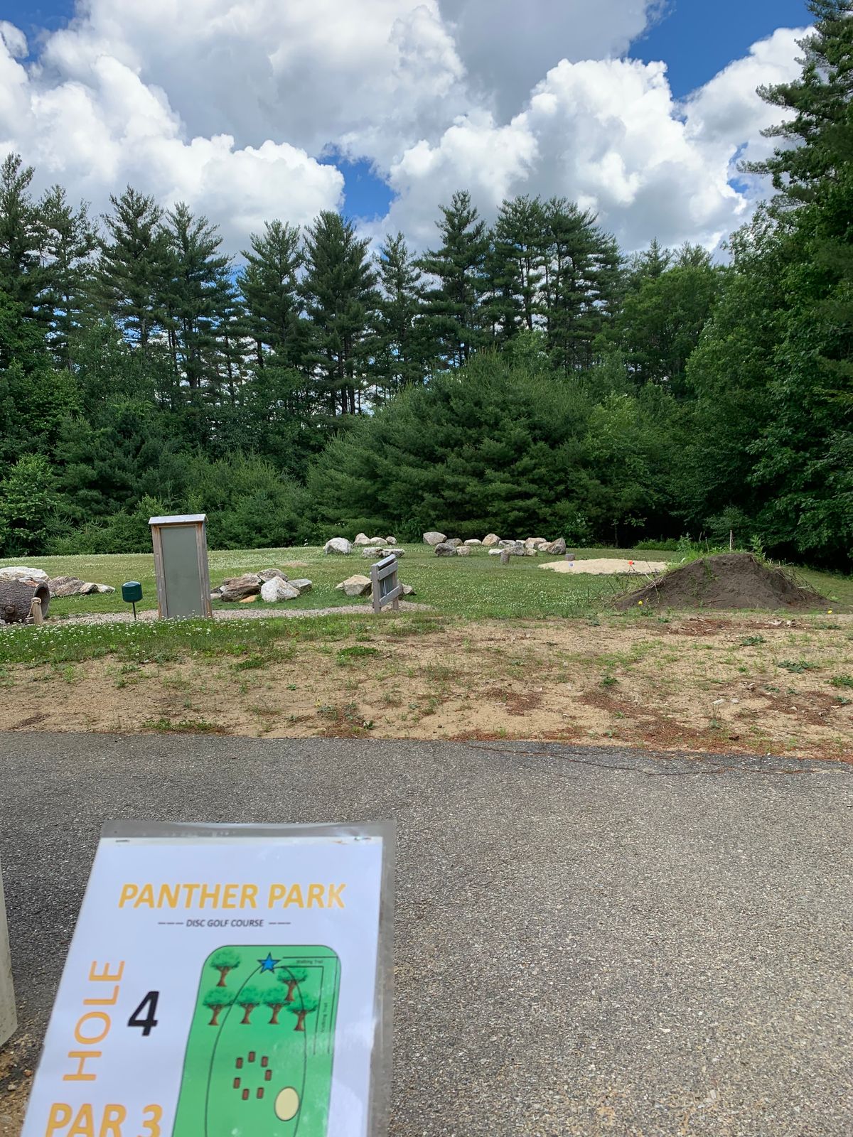 Hole 4- gotta go over the trees.