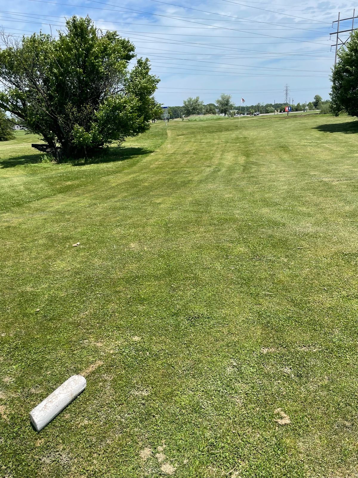 Hole 7 tee off
