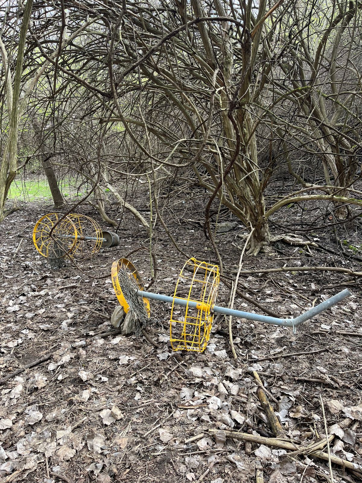 Hole 12 and 16’s baskets