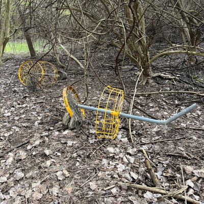 Hole 12 and 16’s baskets