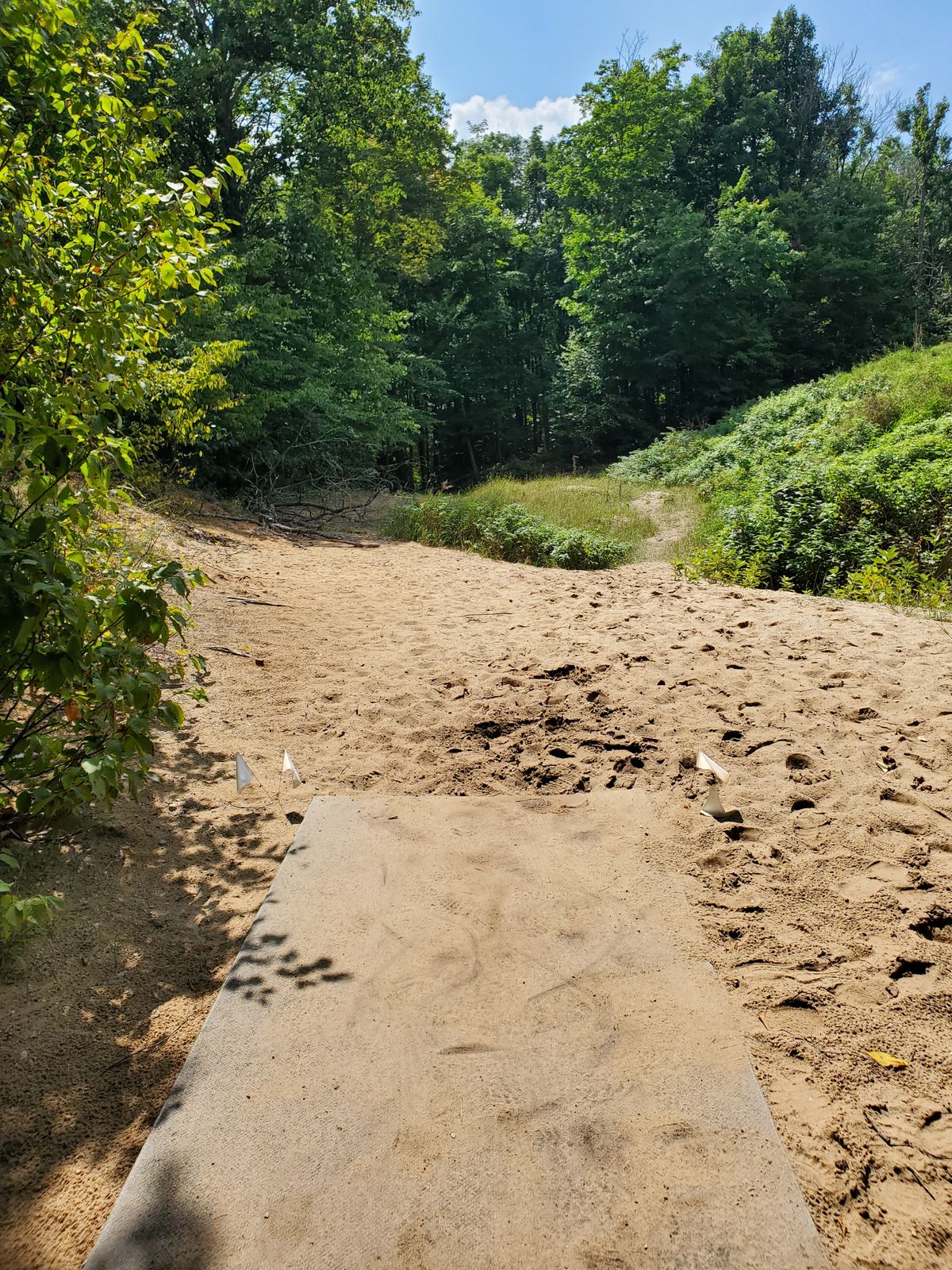 Hole 3 tee pad