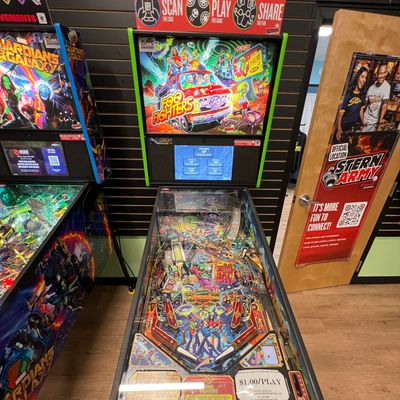 The new pinball machines are dope!