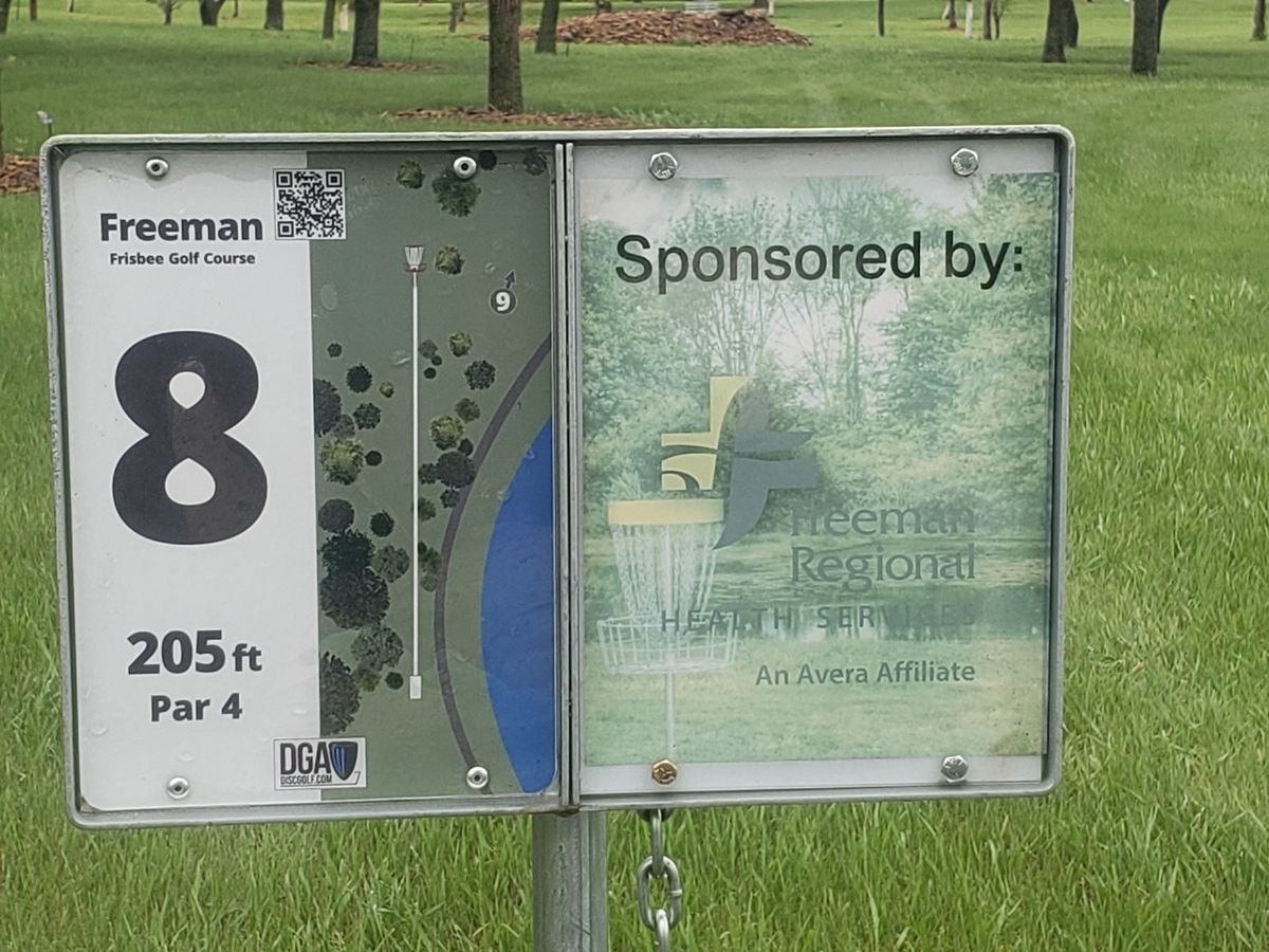 Hole 8 tee