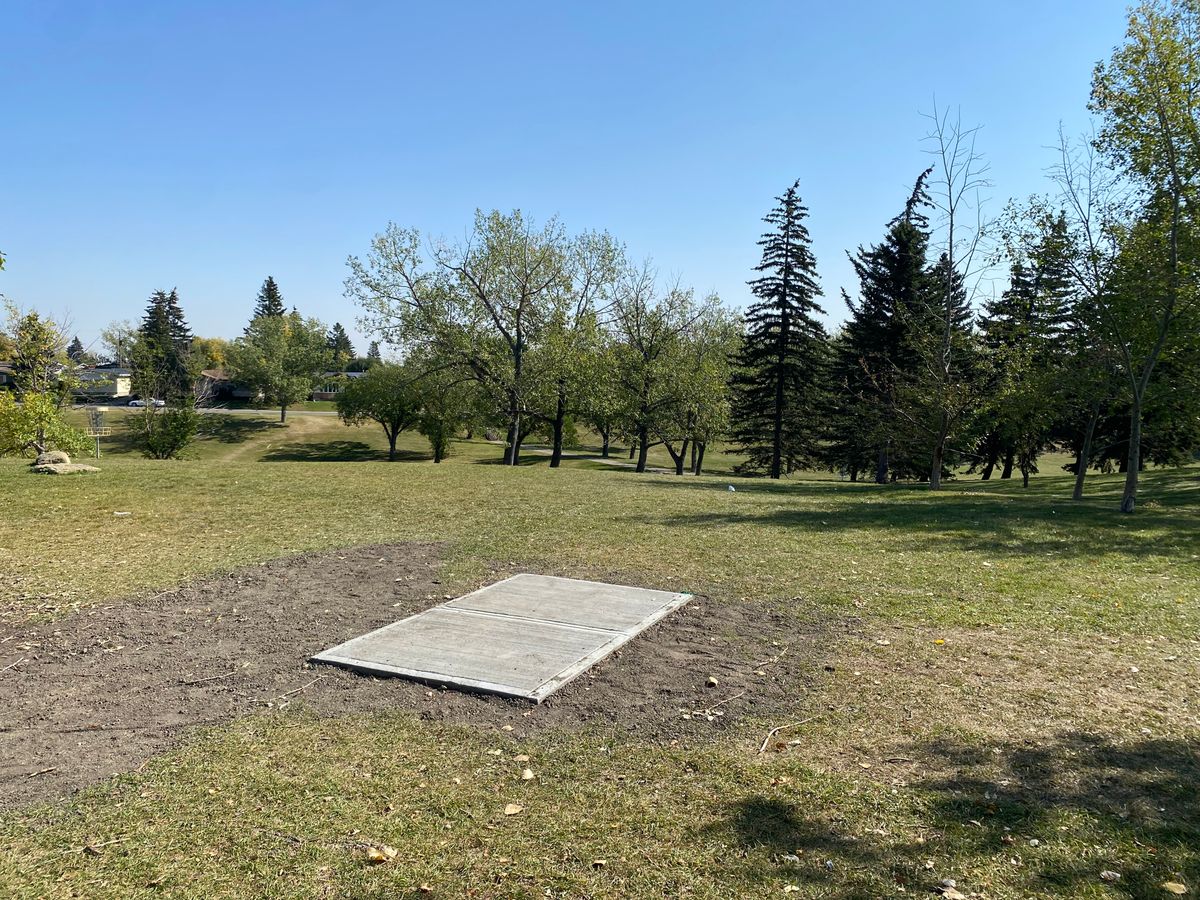 New teepad on Hole 1!