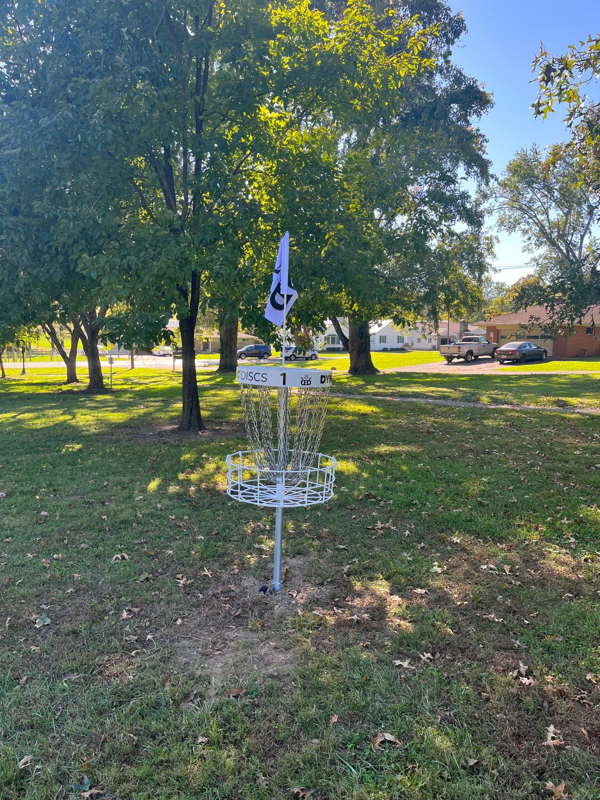 Hole 1 basket