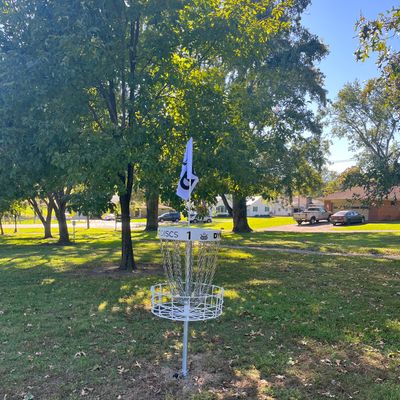 Hole 1 basket