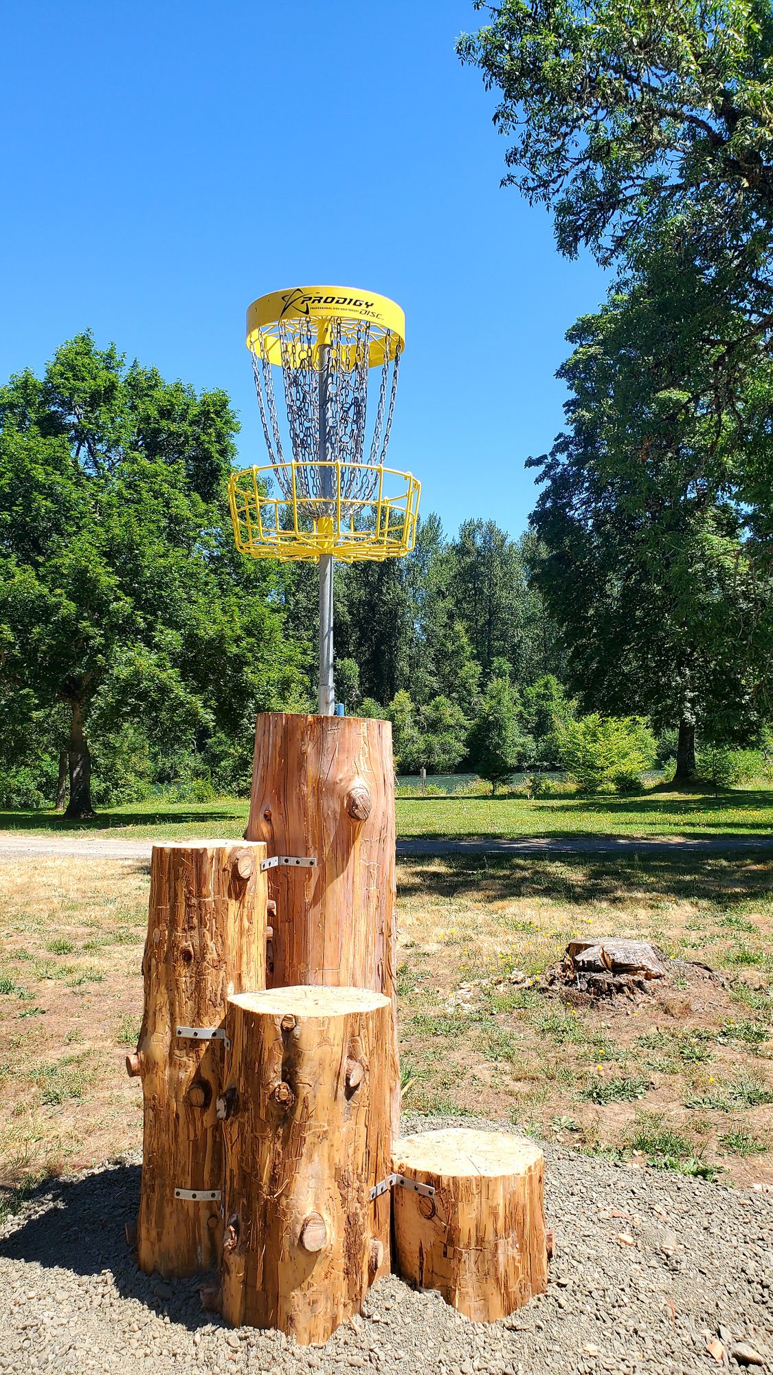 New Elevated Pin location on Hole 9 is ready to be played!