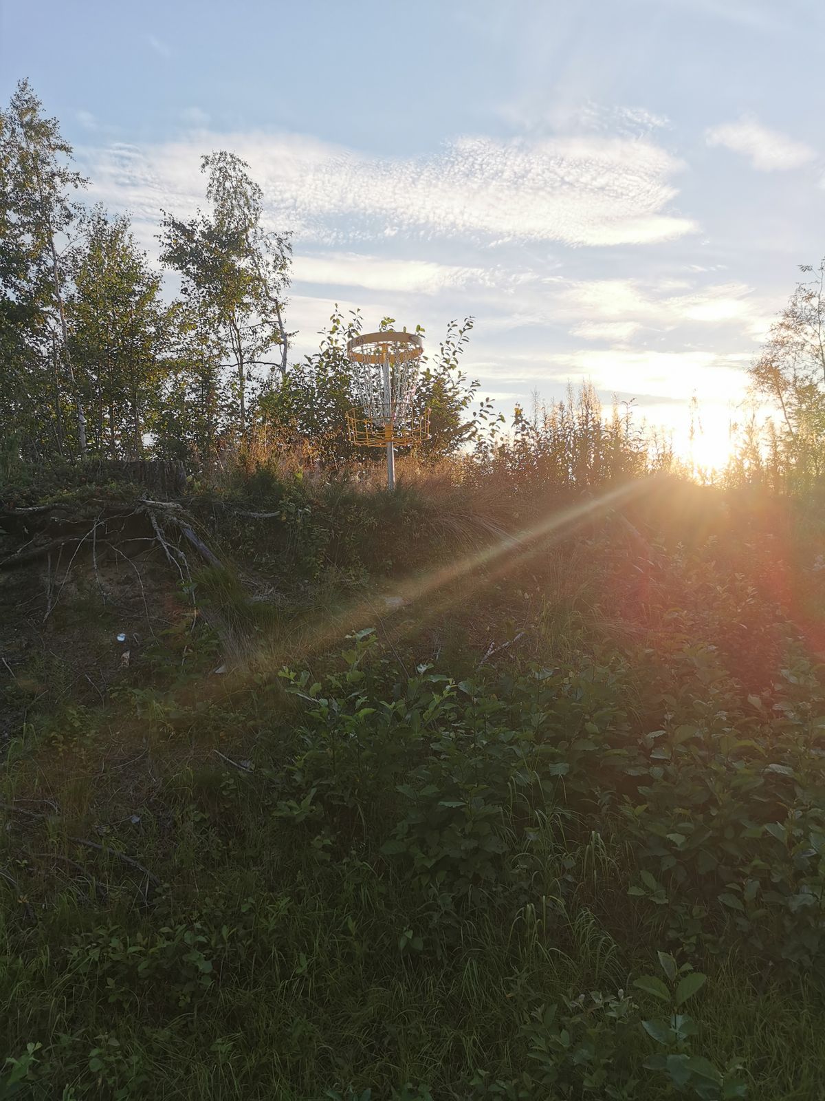 Korg Hål 5 på en avsatts