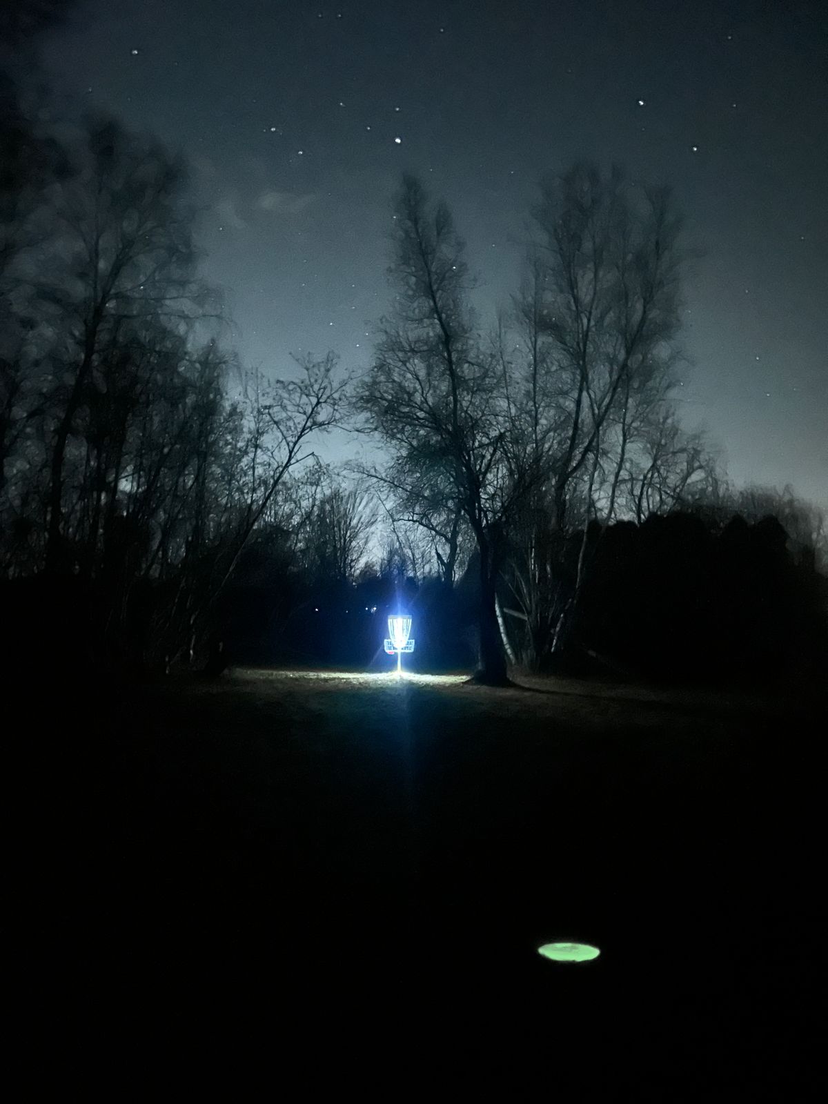 Glow round, Hole 1