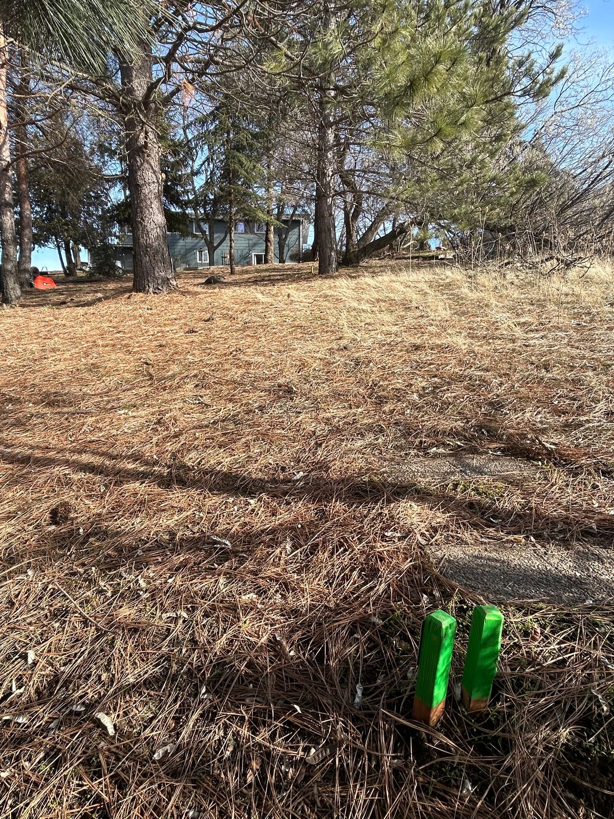 Hole #9. 88’ uphill.