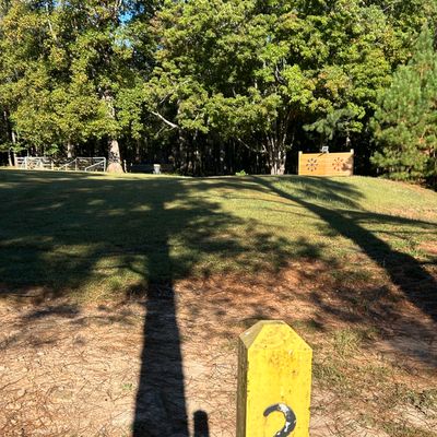 The shadow points the way.