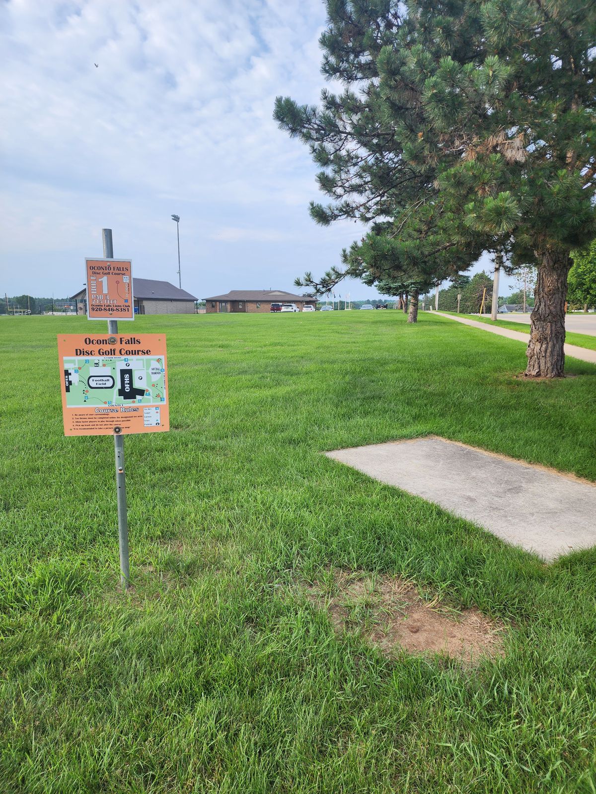 Only pad, rest is grass