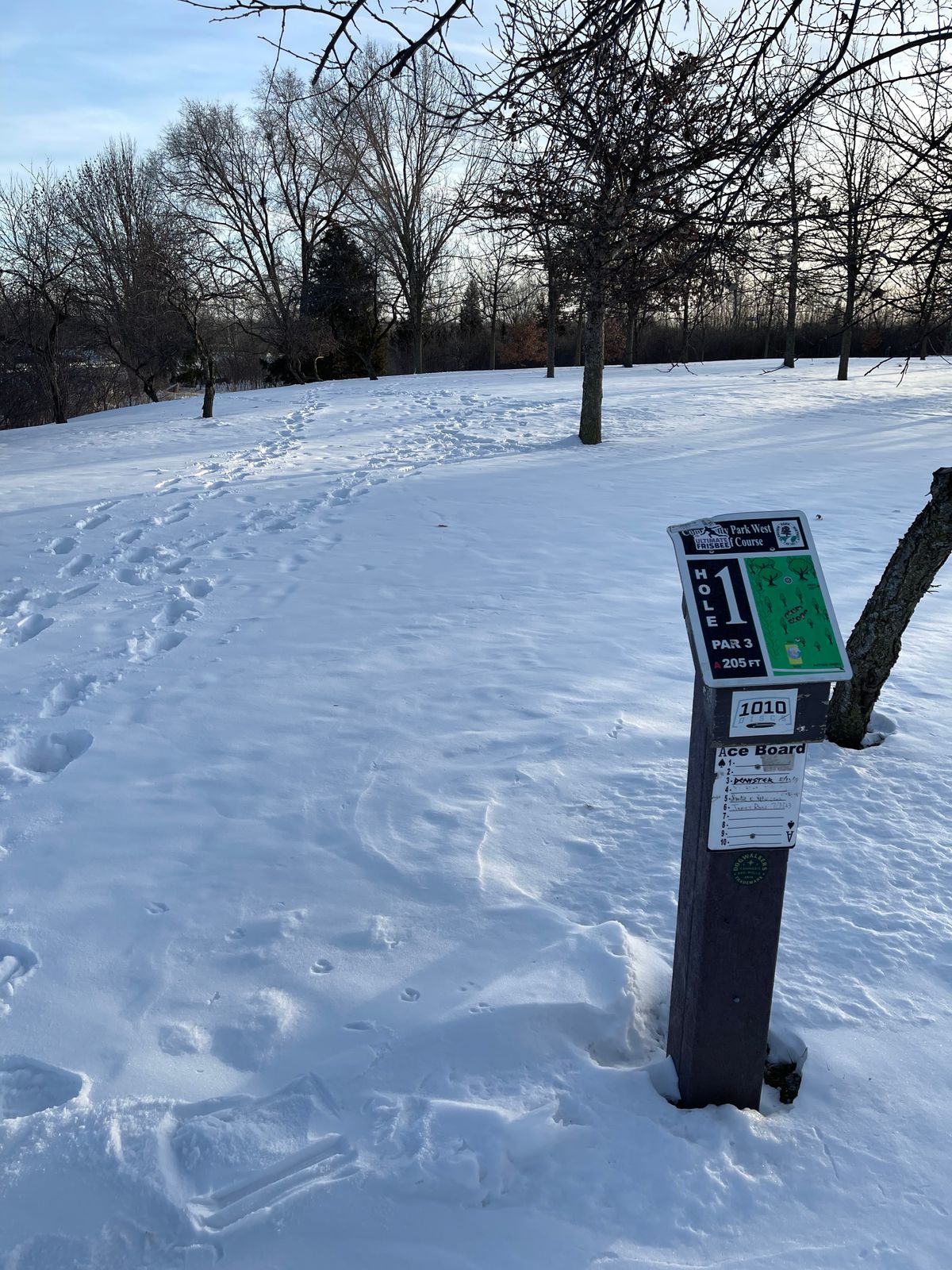 Snow but very playable  1-21-24
