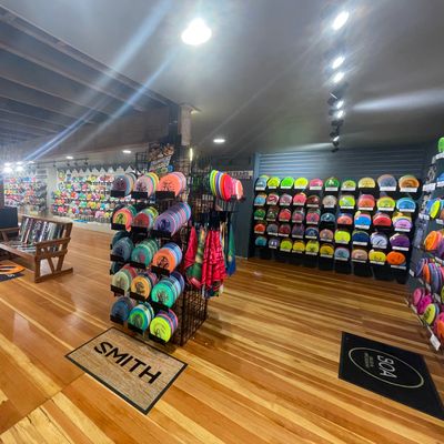 Moved the disc upstairs , carries Innova, Discraft, DGA, Prodigy , Gateway, MVP,  Axiom, Streamline