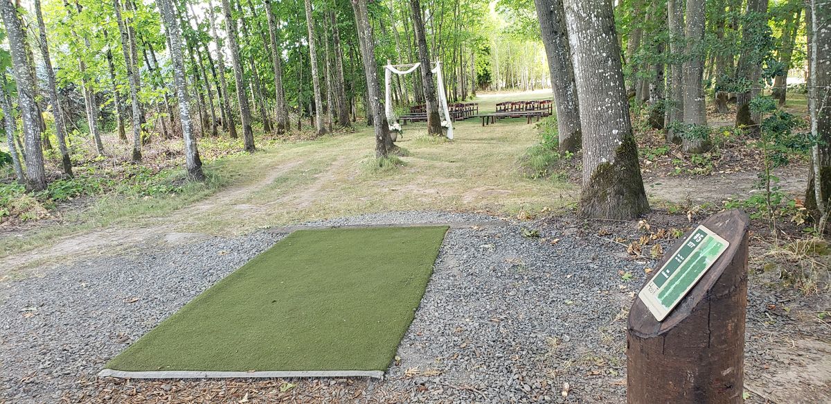 The Oak Cathedral fairway.