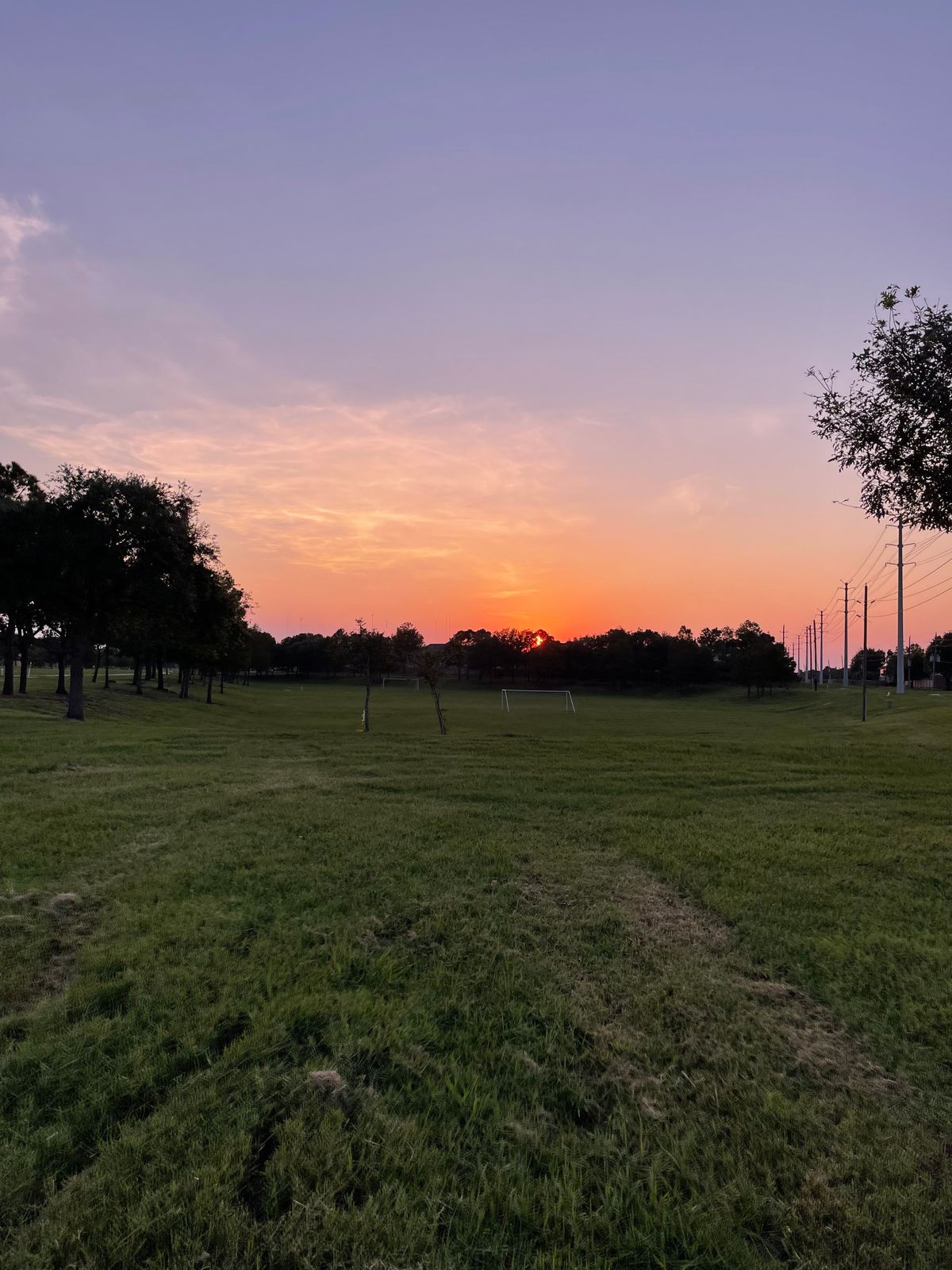 Nice sunset.
