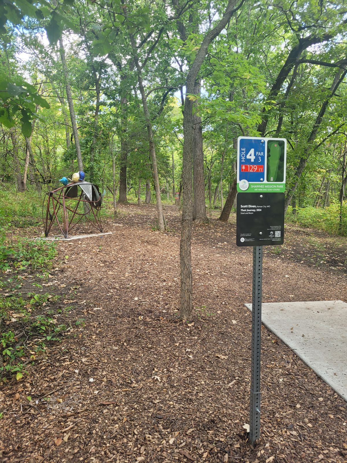Hole 4 - straight shot