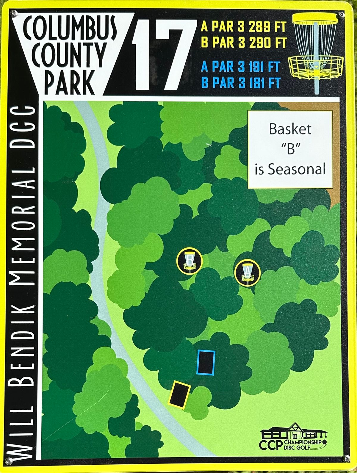 #17 tee sign
